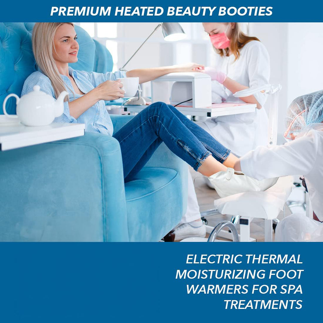 Electric Warming Mittens & Booties Set for Hand & Feet Heated Spa