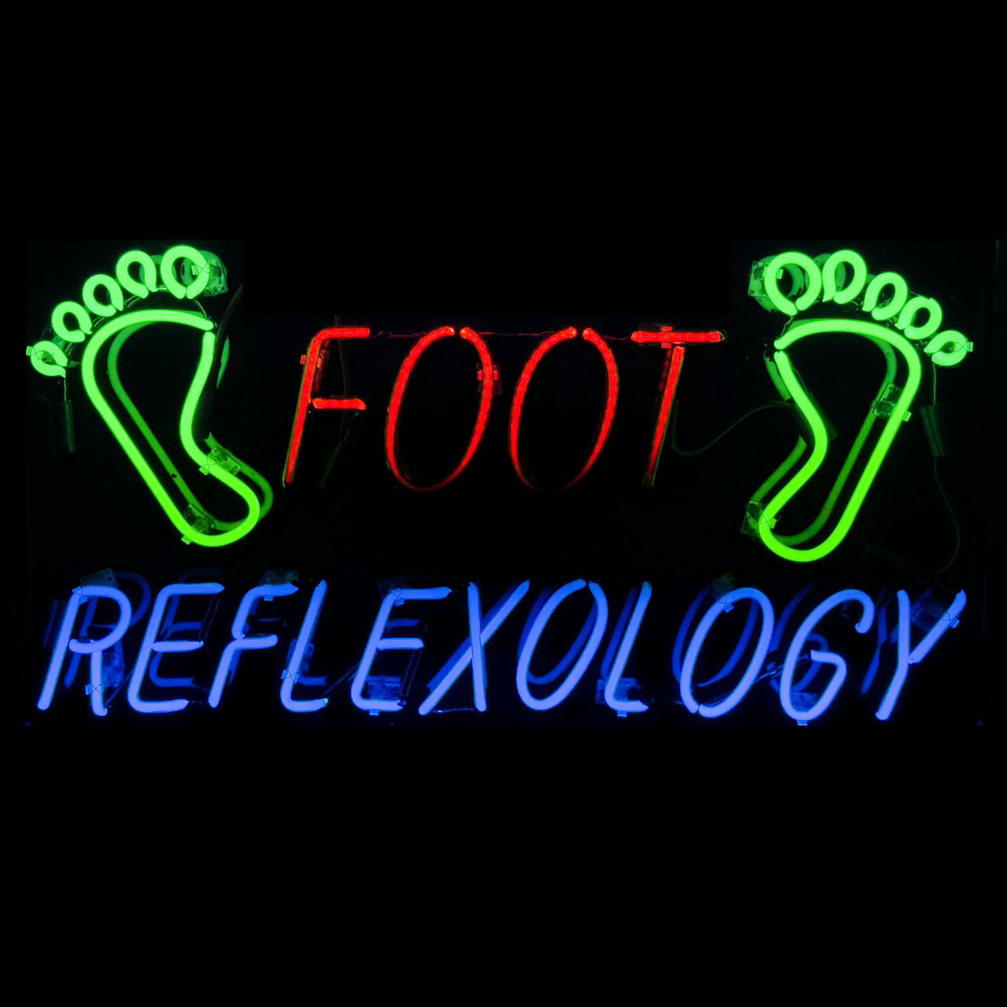 Foot Reflexology Neon Sign - Large Size - 36