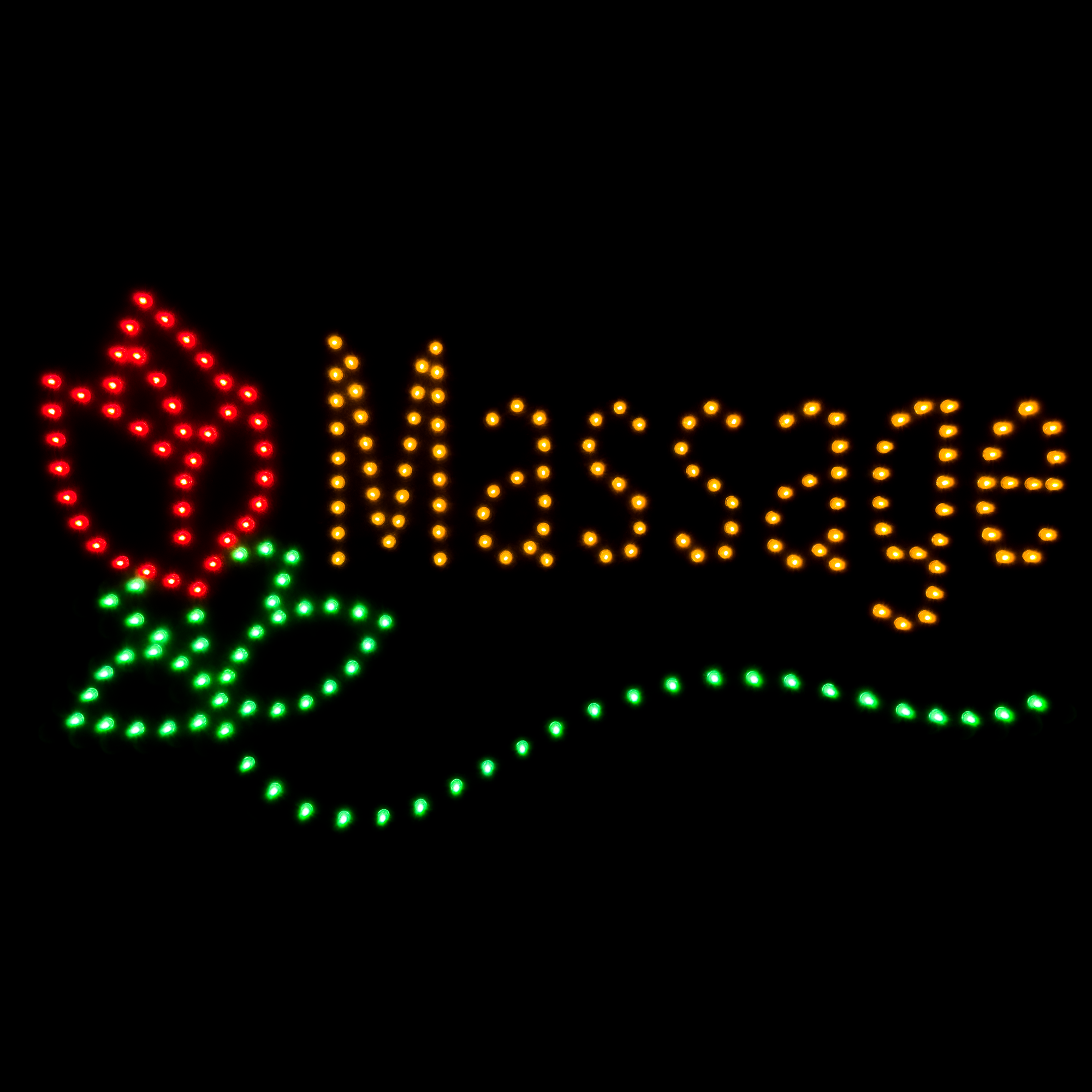 Massage LED Sign, 21