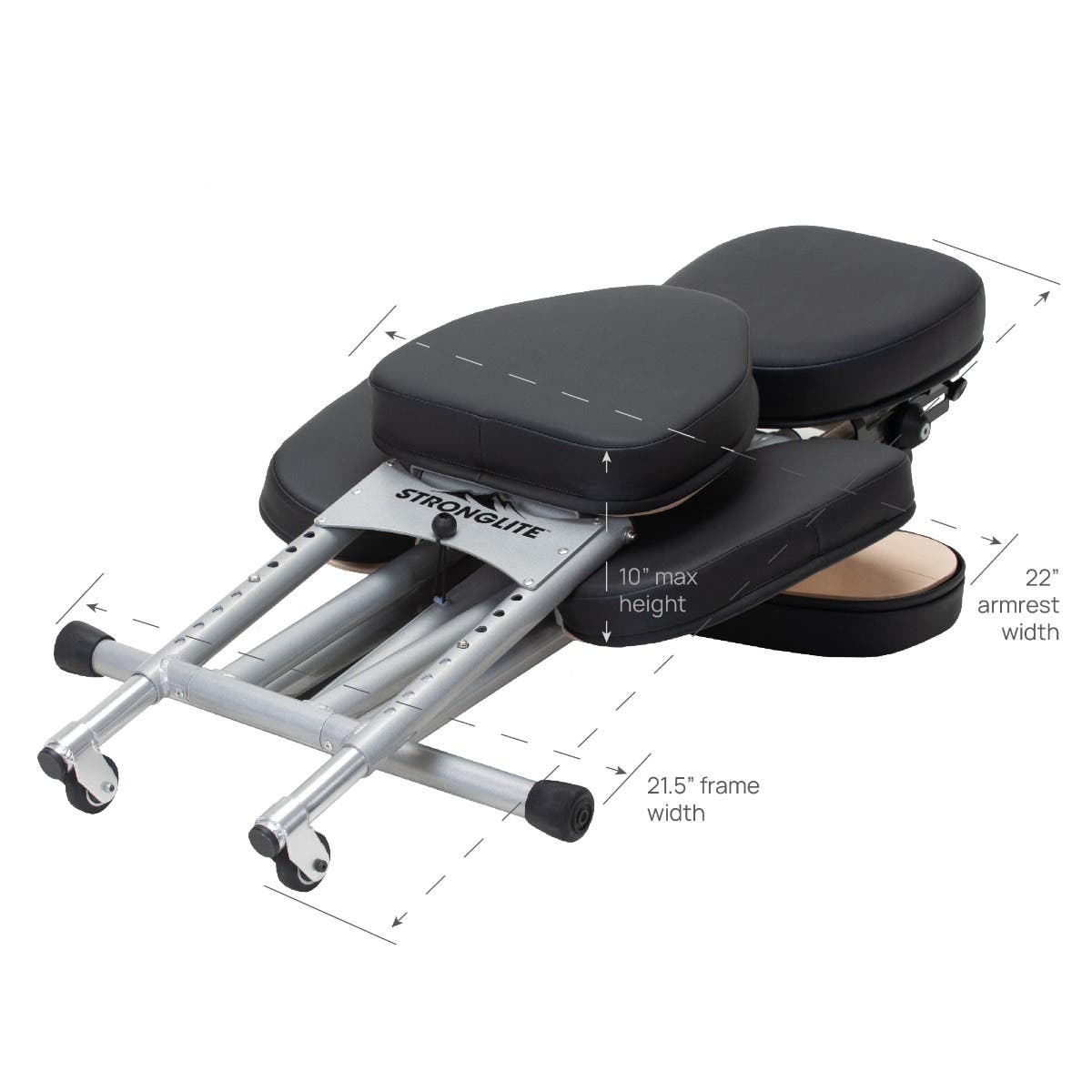 Stronglite Stronglite Ergo Pro II Portable Massage Chair - 600lb Capacity – TOA ...