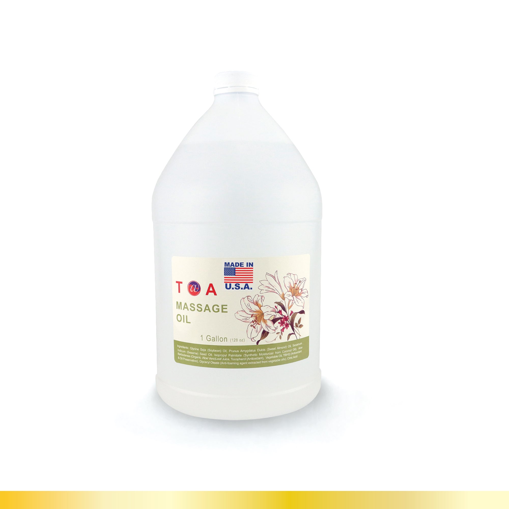 TOA Hydrating Massage Mineral Oil For Massage Therapists Unscented 1 ...